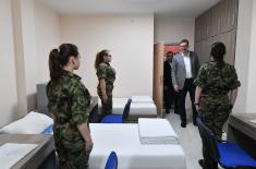 President Vučić visits reconstructed Military Boarding High School