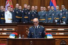 Свечаност поводом завршетка школовања 14. класе ВСБО и официра 68. класе ГШУ