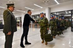 Reception of our Peacekeepers from the Central African Republic