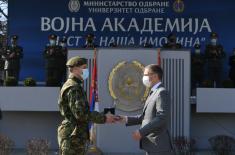 Minister Stefanović attends youngest reserve officers’ promotion ceremony