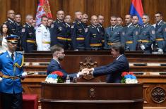 Свечаност поводом завршетка школовања 14. класе ВСБО и официра 68. класе ГШУ