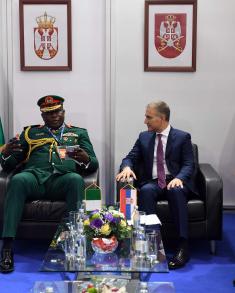 Meeting of Minister Stefanović with General Oluyede 