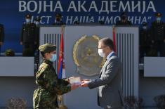 Minister Stefanović attends youngest reserve officers’ promotion ceremony