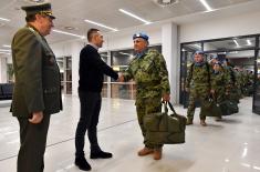 Reception of our Peacekeepers from the Central African Republic