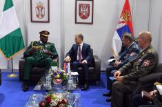 Meeting of Minister Stefanović with General Oluyede 