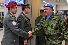 Reception of our Peacekeepers from the Central African Republic