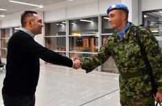 Reception of our Peacekeepers from the Central African Republic