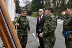 Minister Vučević visits Training Command