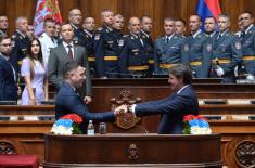 Свечаност поводом завршетка школовања 14. класе ВСБО и официра 68. класе ГШУ