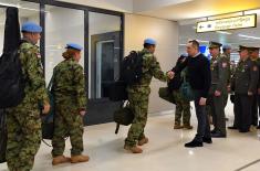 Reception of our Peacekeepers from the Central African Republic