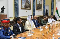 Meeting between defence ministers of Serbia, United Arab Emirates