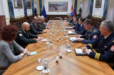 Sastanak ministra odbrane sa predsedavajućim Vojnog komiteta EU 