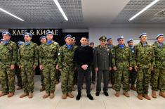 Reception of our Peacekeepers from the Central African Republic