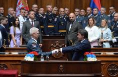 Свечаност поводом завршетка школовања 14. класе ВСБО и официра 68. класе ГШУ