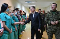 Minister Stefanović: “Karaburma“ Military Hospital will soon get a multislice CT scan