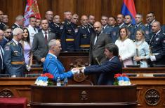 Свечаност поводом завршетка школовања 14. класе ВСБО и официра 68. класе ГШУ