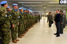 Reception of our Peacekeepers from the Central African Republic