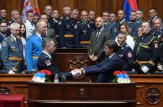 Свечаност поводом завршетка школовања 14. класе ВСБО и официра 68. класе ГШУ
