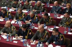 Minister Đorđević at the Conference of Defence Attachés