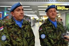 Reception of our Peacekeepers from the Central African Republic