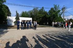 Visiting experimental apartment at the location of Zemun Gate