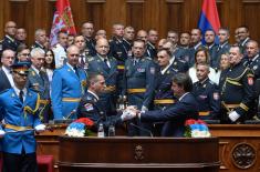 Свечаност поводом завршетка школовања 14. класе ВСБО и официра 68. класе ГШУ