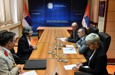 Meeting of the Minister of Defence and Ambassador of the United Kingdom