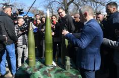 President Vučić visits Military Technical Institute