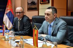 Meeting of Minister Vulin with Ambassador of Spain