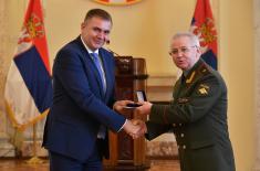 High Russian decoration for Minister of Defence Aleksandar Vulin