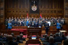 Свечаност поводом завршетка школовања 14. класе ВСБО и официра 68. класе ГШУ