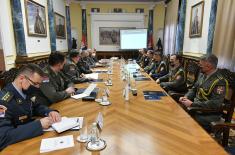 Minister of Defence meets with Serbia