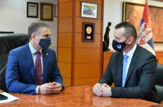 Minister Stefanović meets with Mr Lukač, Republika Srpska’s Minister of Interior