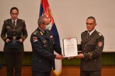 Diplomas awarded to cadets and students of the Military Academy