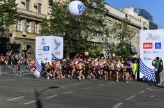 Almost 170 members of Ministry of Defence and Serbian Armed Forces at 35th Belgrade Marathon