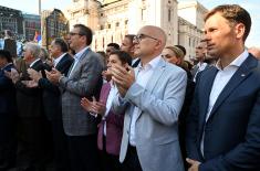 Одржана централна манифестација "Један народ, један сабор - Србија и Српска"