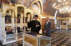 Chapel of St. George, patron saint of military, in Ružica Church being renovated