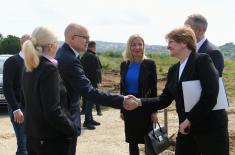 Minister Vučević attends commencement of preparatory works for BIO 4 Campus construction