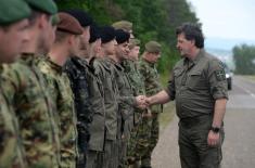 Министар Гашић присуствовао такмичењу војнополицијских и извиђачких јединица