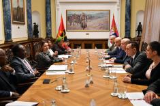 Meeting of Minister Vulin with President of the National Assembly of Angola Dias dos Santos