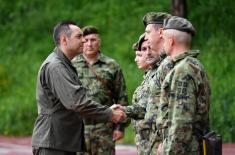 Minister Vulin: Reserve force highly motivated for training