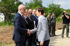 Minister Vučević attends commencement of preparatory works for BIO 4 Campus construction