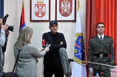 Continuation of Filming of the TV Series the “Military Academy”