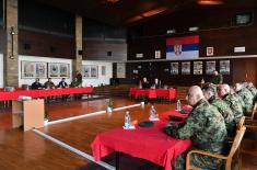 Minister Vučević visits 2nd Army Brigade at Kraljevo’s “Ribnica” Barracks