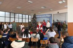 Santa Claus and Good Fairies at Batajnica Airport