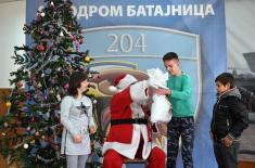 Santa Claus and Good Fairies at Batajnica Airport