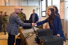 Minister Vučević visits Technical Overhaul Institute “Čačak”