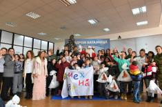 Santa Claus and Good Fairies at Batajnica Airport