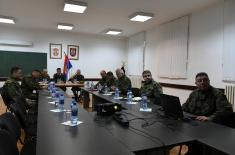 Minister of Defence visits the 2nd Army Brigade