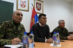 Minister of Defence visits the 2nd Army Brigade